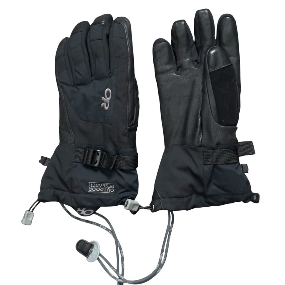 Outdoor Research Revolution Gloves Black Skiing Snowboarding Mens Medium M